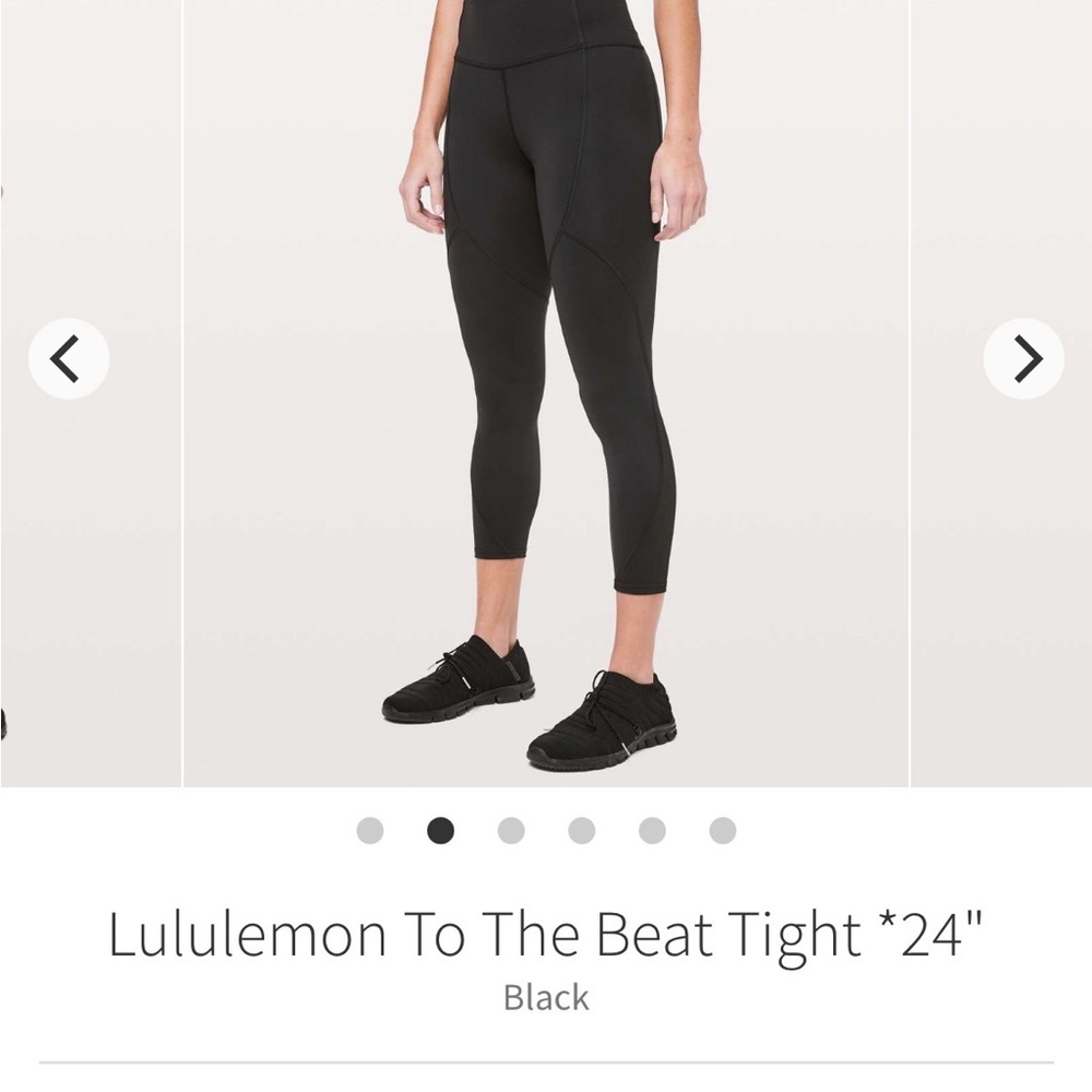 Lululemon To The Beat leggings 24”